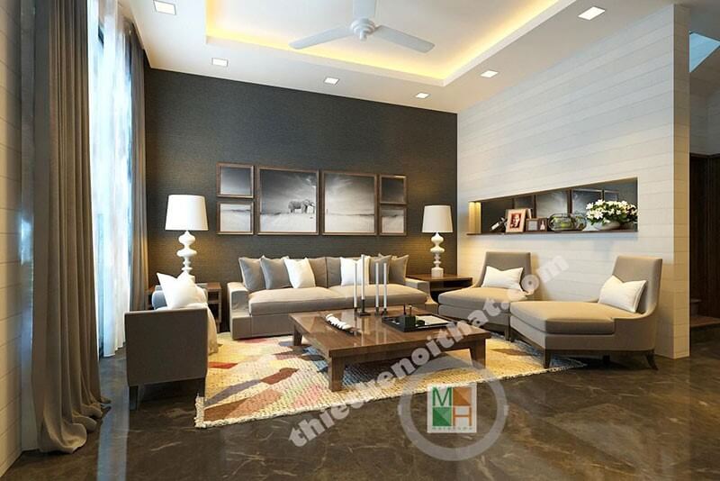 Thiết kế nội thất gỗ tự nhiên cho phòng khách hiện đại sang trọng Tham khảo các mẫu bố trí phòng khách đẹp và sang trọng