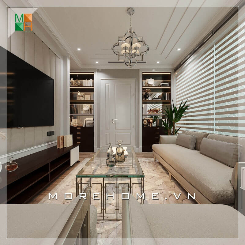 Morehome gợi ý cho bạn mẫu phòng khách mang âm hưởng độc đáo tạo nên một phong cách mới cho chung cư, nhà phố. Tham khảo các mẫu bố trí phòng khách đẹp và sang trọng