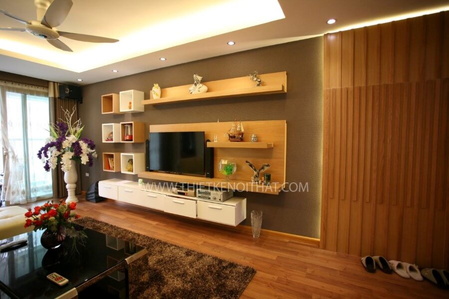 Không gian phòng khách hiện đại của chung cư Imperia Garden thiết kế chung cư
