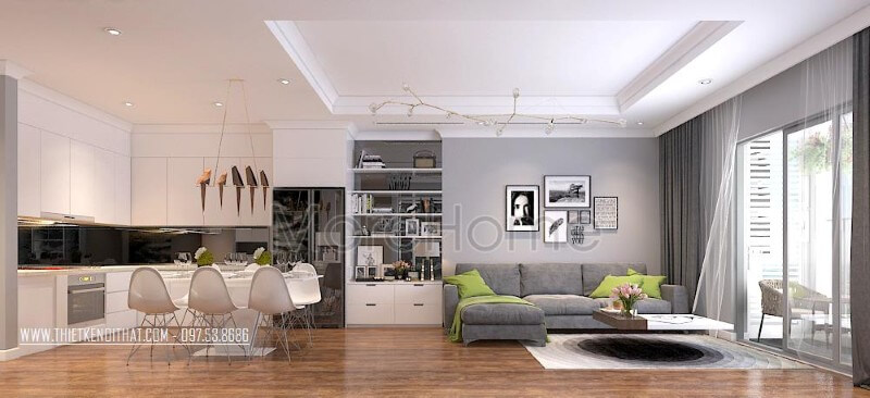 Những mẫu thiết kế chung cư tân cổ điển, hiện đại đa dạng và sáng tạo