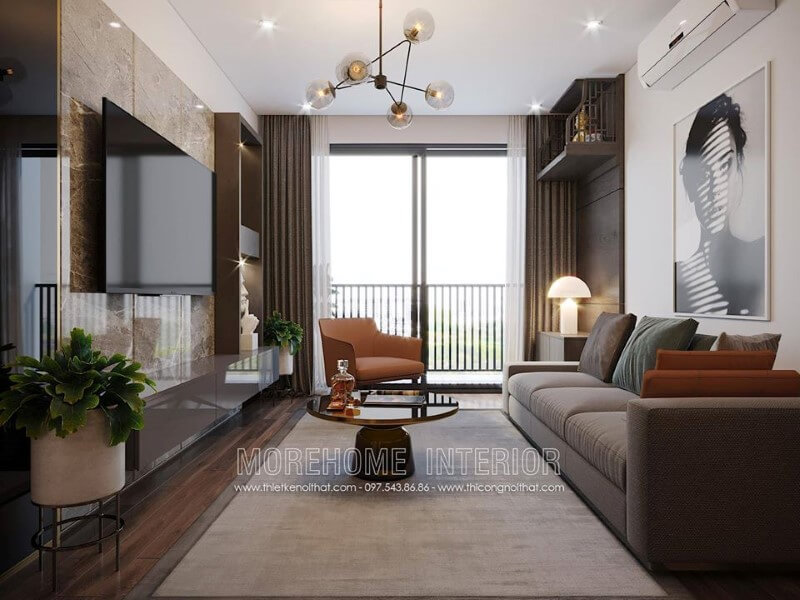 Trang trí nội thất phòng khách hiện đại Thiết kế nội thất phòng khách chung cư hiện đại