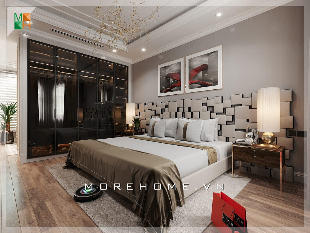 Giới thiệu mẫu thiết kế nội thất phòng ngủ hiện đại và tiện nghi cho chung cư, nhà phố, biệt thự. thiết kế chung cư