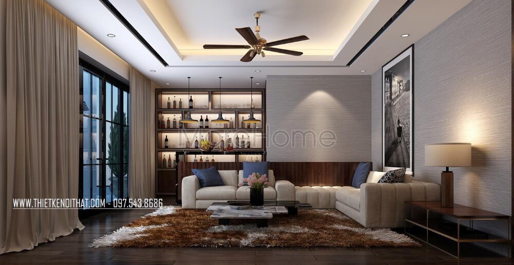 Thiết kế biệt thự với tông màu trung tính mang lại sự ấm cúng và sang trọng thiết kế chung cư