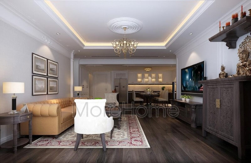 Thiết kế nội thất chung cư Goldmark City sang trọng và ấn tượng thiết kế nội thất chung cư