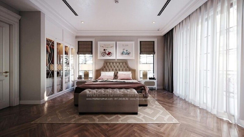 Tranh canvas treo tường hình xe đạp đẹp, đáng yêu cho phòng bé gái. thiết kế nội thất chung cư