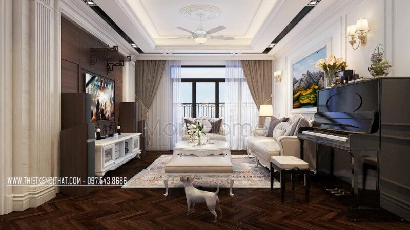 Thiết kế nội thất chung cư Royal city sang trọng Nội thất chung cư đẹp