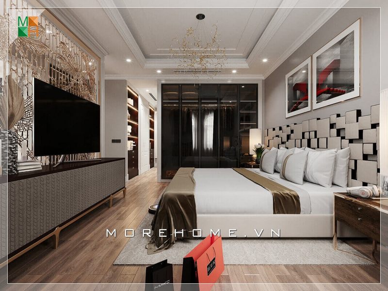 Ấn tượng với hai tranh canvas đẹp và độc đáo biến căn phòng ngủ chung cư, biệt thự, nhà phố trở nên sinh động và đẹp hơn. Nội thất chung cư đẹp
