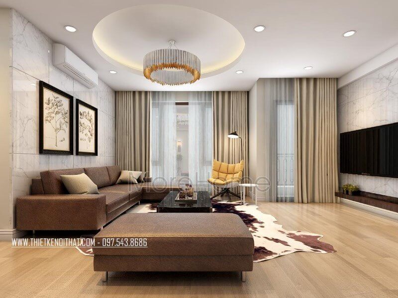 Thiết kế nội thất chung cư Mipec Long Biên đẹp Nội thất chung cư đẹp