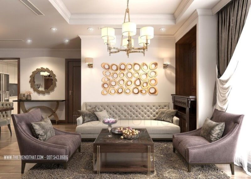 Thiết kế nội thất căn hộ chung cư Park Hill sang trọng Nội thất chung cư đẹp