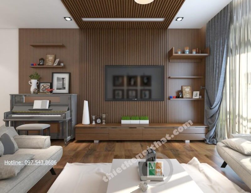 Mẫu thiết kế nội thất chung cư Royal City cao cấp phong cách hiện đại thiết kế nội thất chung cư
