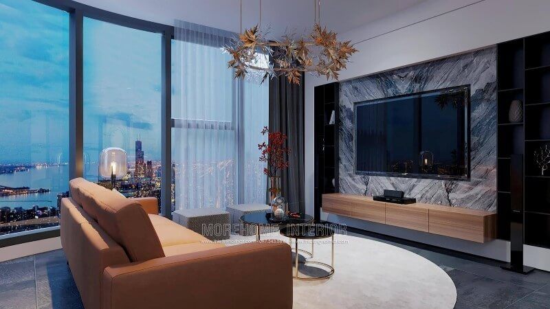 Thiết kế nội thất chung cư Vinhomes Ba Son phong cách hiện đại thiết kế chung cư