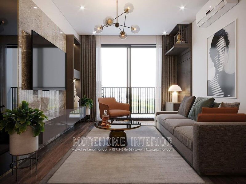 Trang trí nội thất phòng khách hiện đại Thiết kế phòng khách chung cư hiện đại đẹp