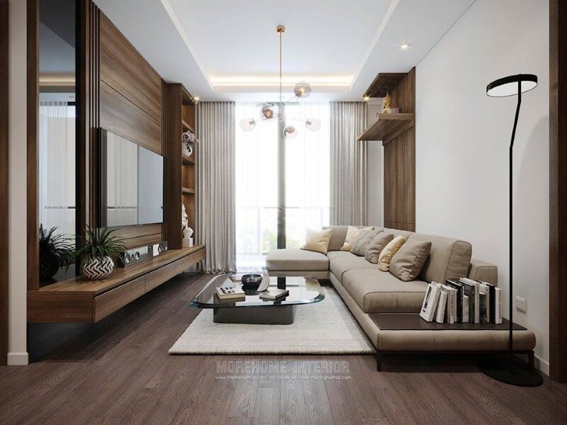 Thiết kế nội thất chung cư đơn giản, bố trí khoa học thiết kế chung cư