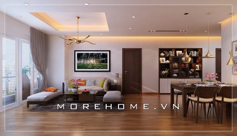 Lên hương không gian sống bằng những mẫu thiết kế nội thất chung cư sang trọng