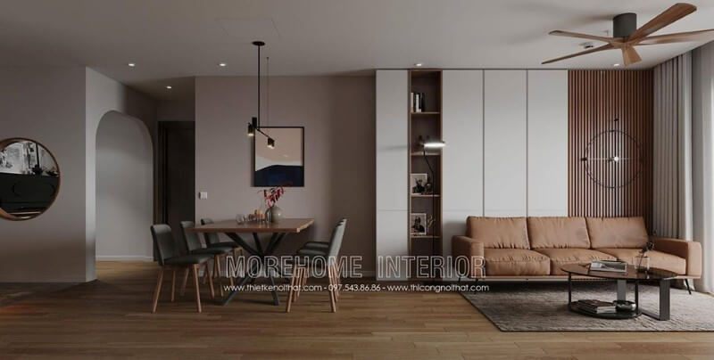 Nội thất phòng khách chung cư hiện đại, đơn giản Thiết kế chung cư