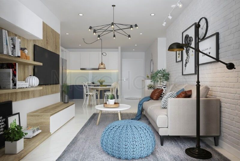 Mẫu thiết kế nội thất chung cư Vinhomes cao cấp phong cách Scandinavia trẻ trung thiết kế nội thất chung cư