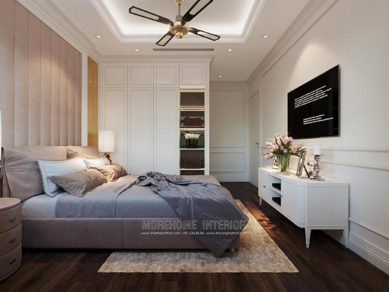 Thiết kế nội thất phòng ngủ chung cư ấn tượng và tinh tế thiết kế nội thất chung cư