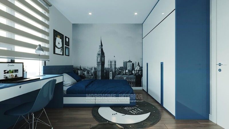 Thiết kế phòng ngủ chung cư hiên đại thiết kế chung cư