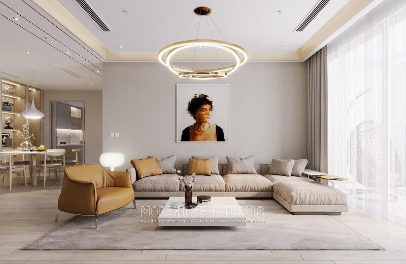 Trang trí nội thất chung cư hiện đại ấn tượng thiết kế chung cư