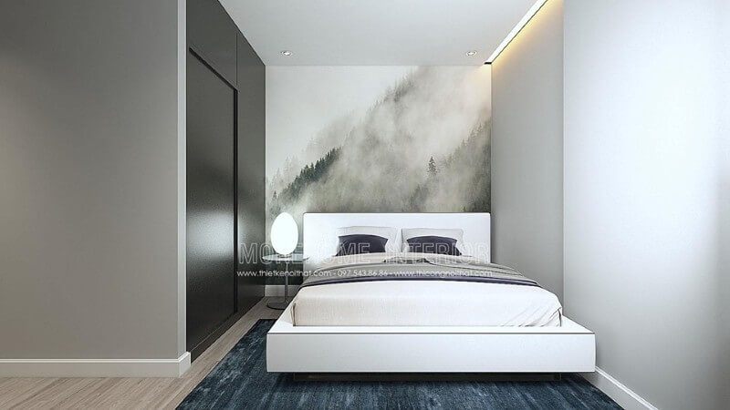 Tủ gỗ Acrylic thiết kế đơn giản, màu đen sáng bóng sang trọng Nội thất chung cư đẹp